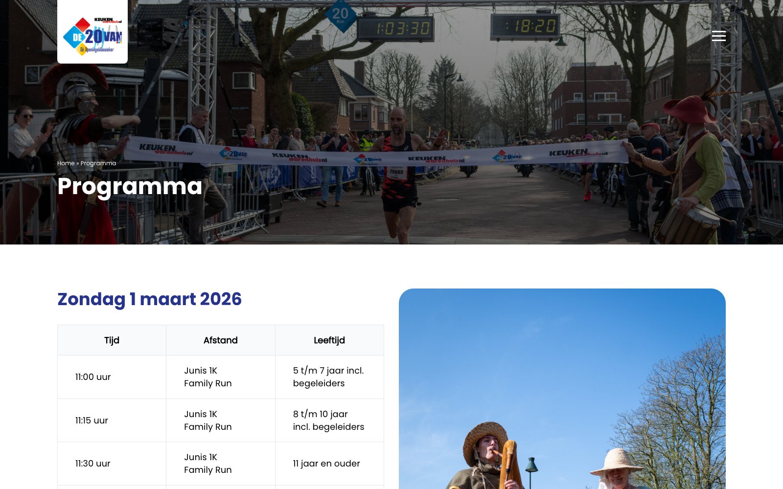 Extra scherm van het project 20 van Alphen